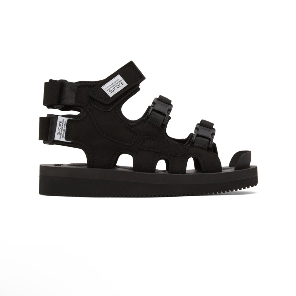Suicoke Black BOAK V Sandals